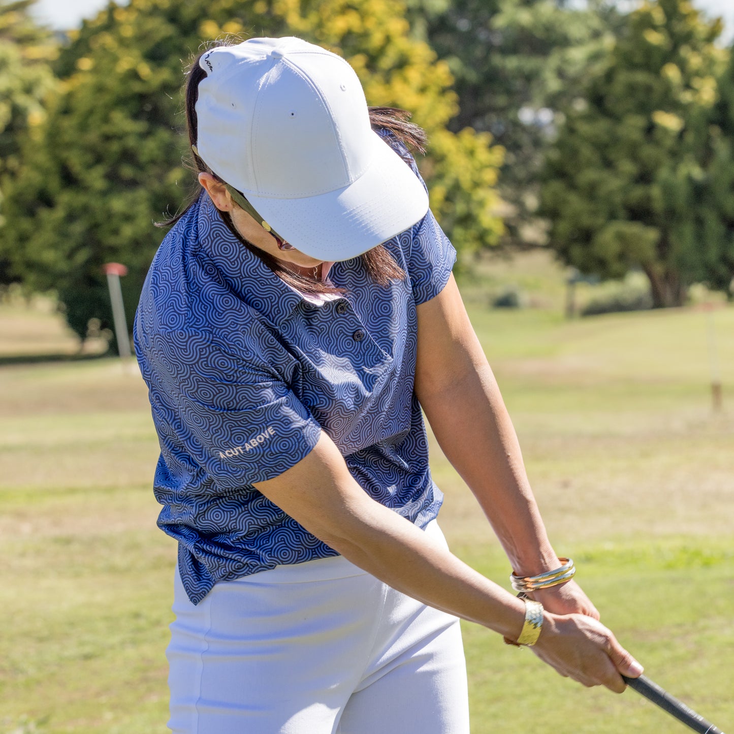WOMEN'S RIPPLE EFFECT POLO