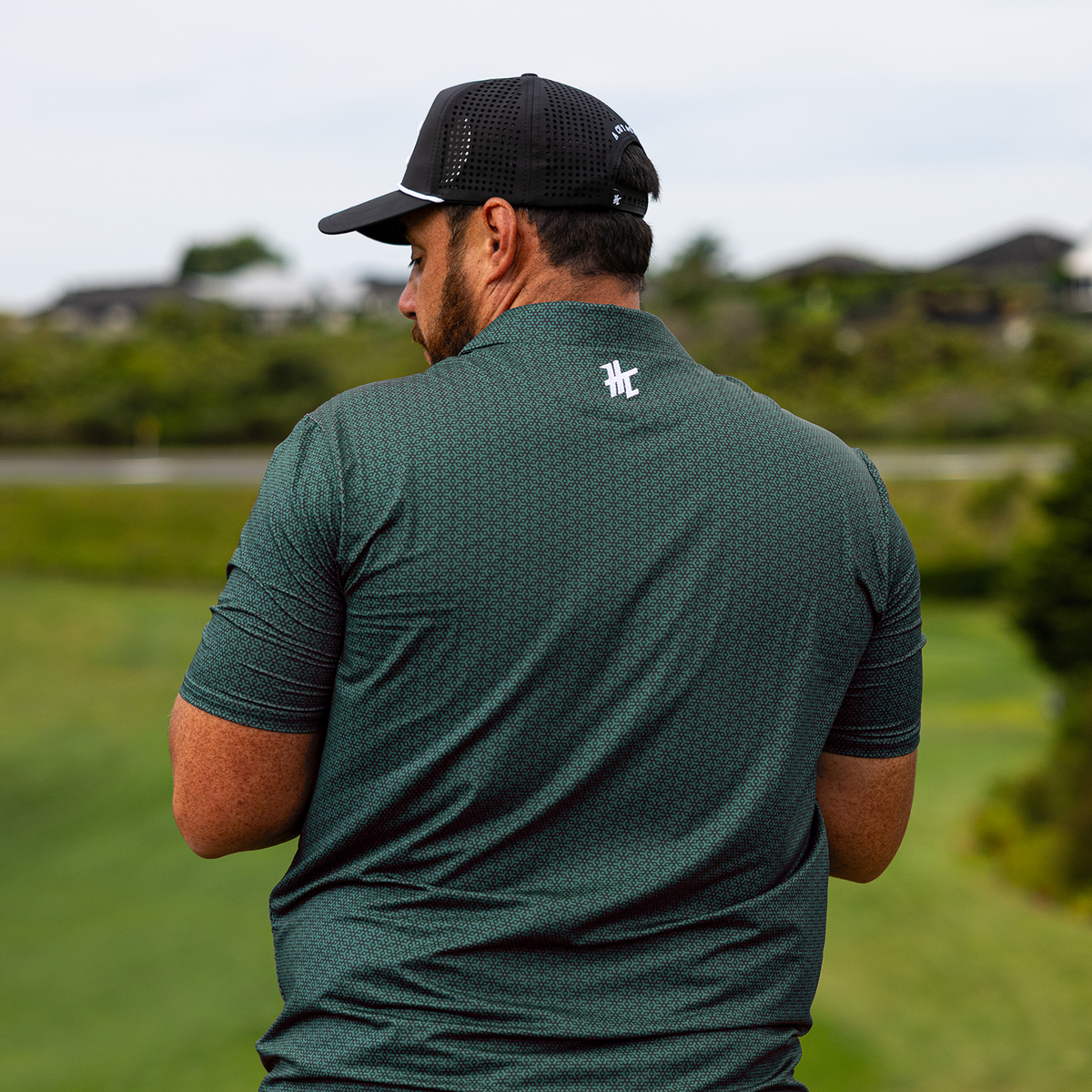 MEN'S LINKS POLO (GREEN)